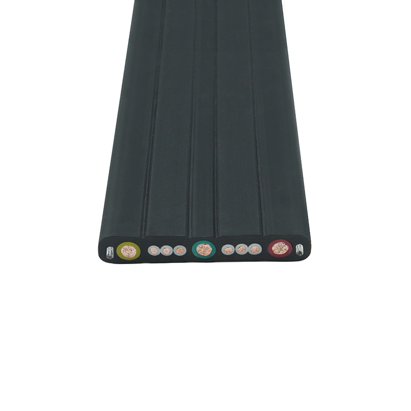 Bileşik Kılıflı Vinç Çelik Telli Yassı Kablo Gezici