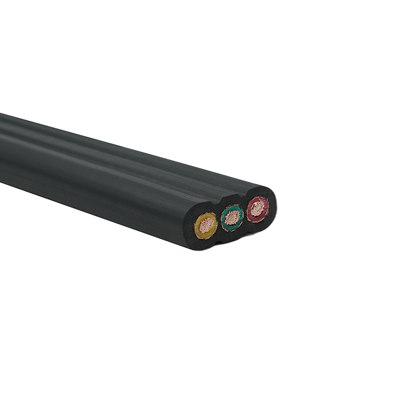 Bakır Çekirdekli PVC İzoleli PVC Kılıf Korumalı Asansör Düz Kablo