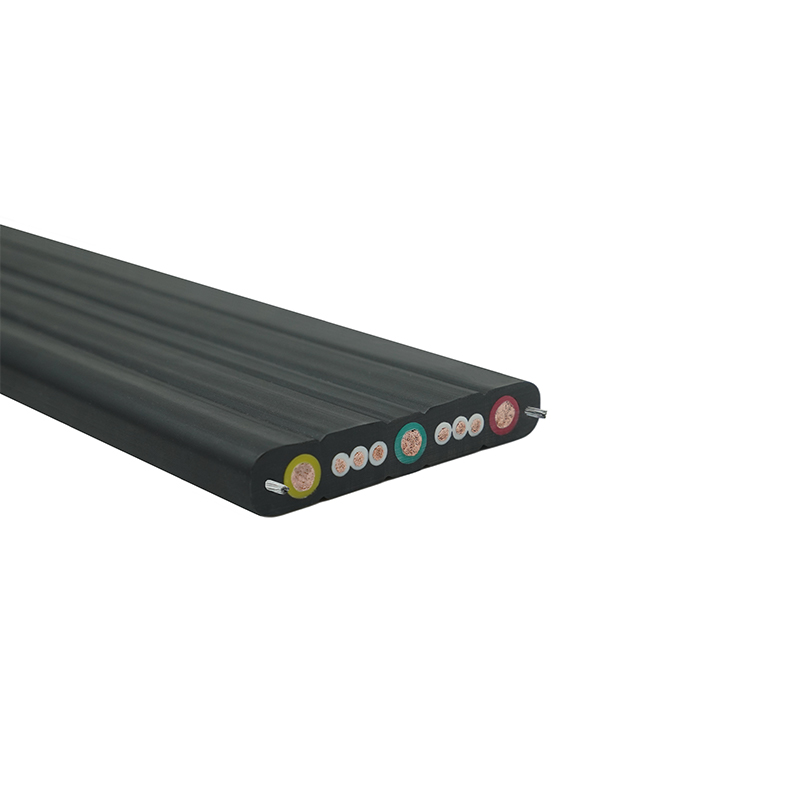 Bileşik Kılıflı Vinç Çelik Telli Yassı Kablo Gezici