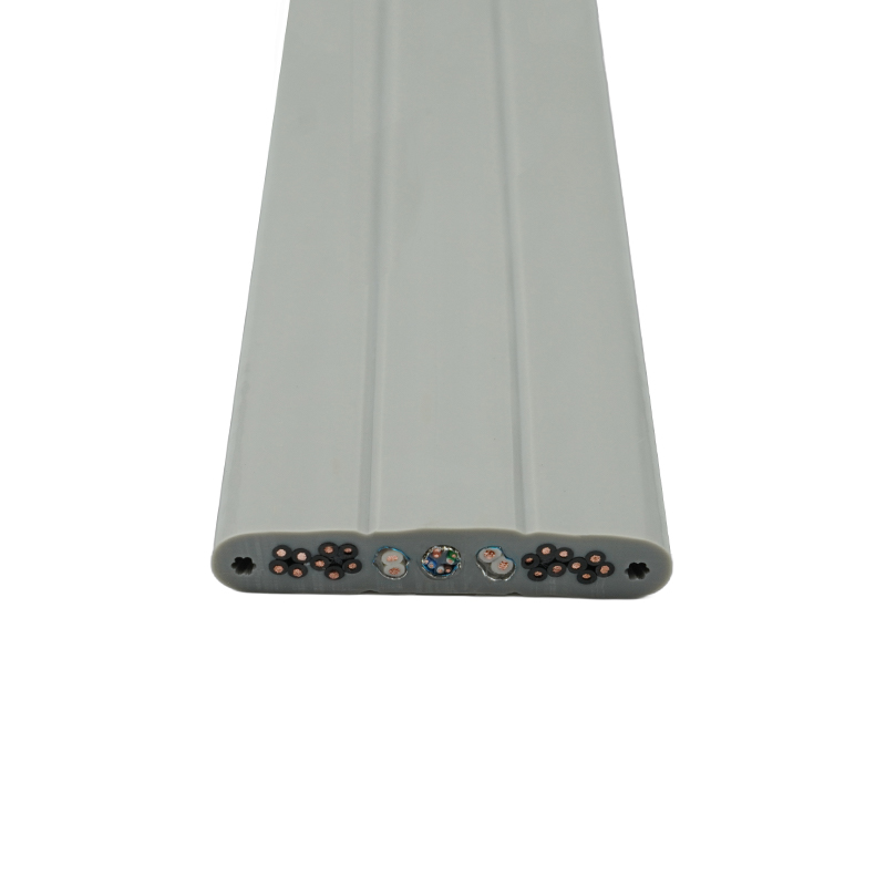 Bakır Çekirdekli PVC İzoleli PVC Kılıf Çelik Telli Asansör Düz Kablo