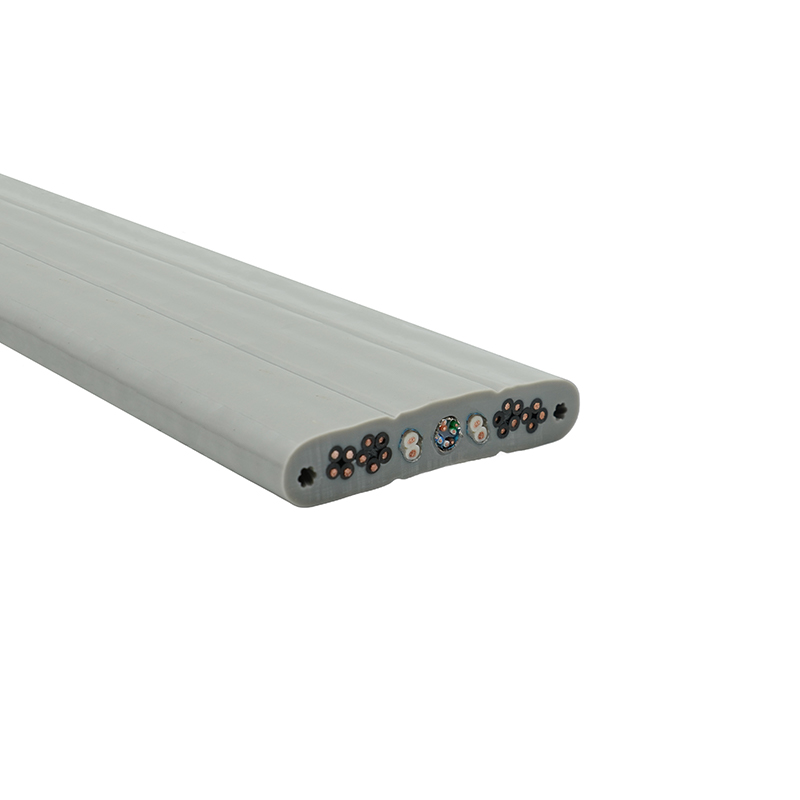 Bakır Çekirdekli PVC İzoleli PVC Kılıf Çelik Telli Asansör Düz Kablo