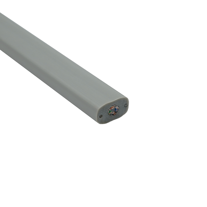 Çelik Telli ve 1 Cat6 Patch Kablolu Asansör Yassı Kablosu