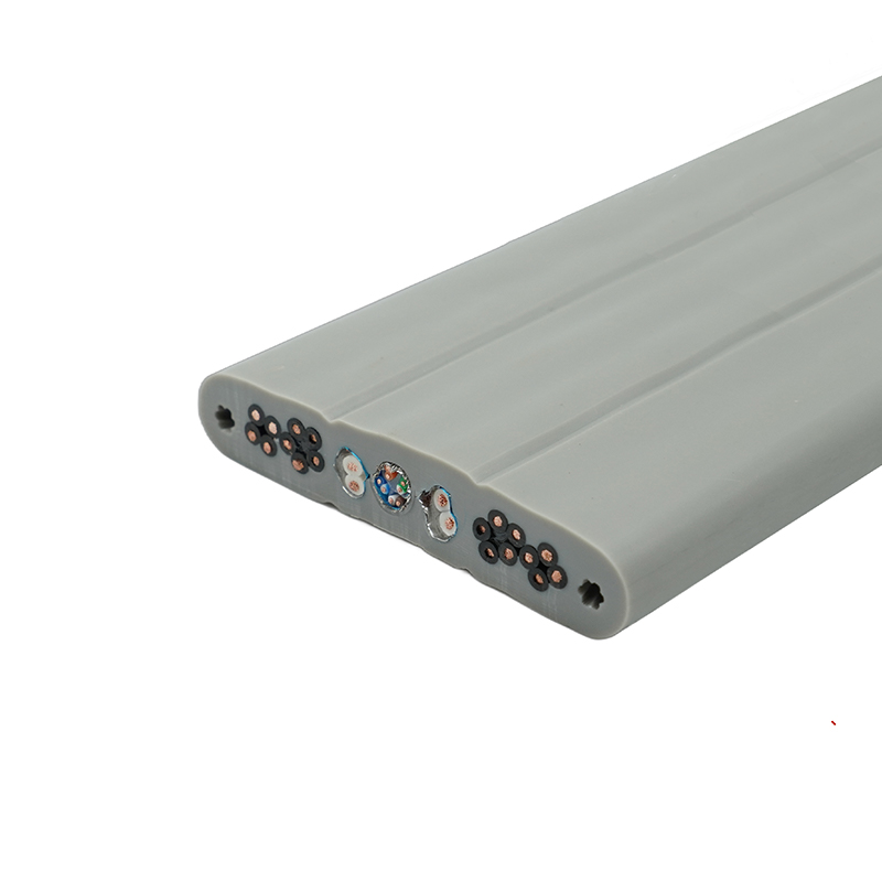 Bakır Çekirdekli PVC İzoleli PVC Kılıf Çelik Telli Asansör Düz Kablo