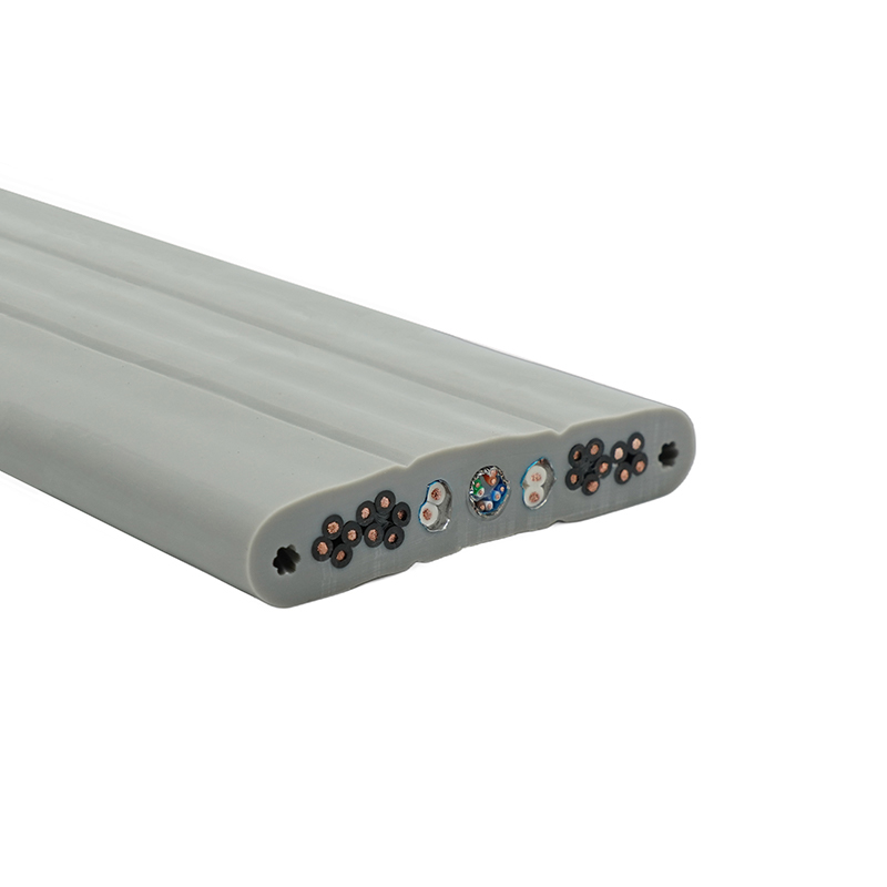 Bakır Çekirdekli PVC İzoleli PVC Kılıf Çelik Telli Asansör Düz Kablo